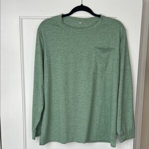 Woman’s Green Long Sleeve Shirt